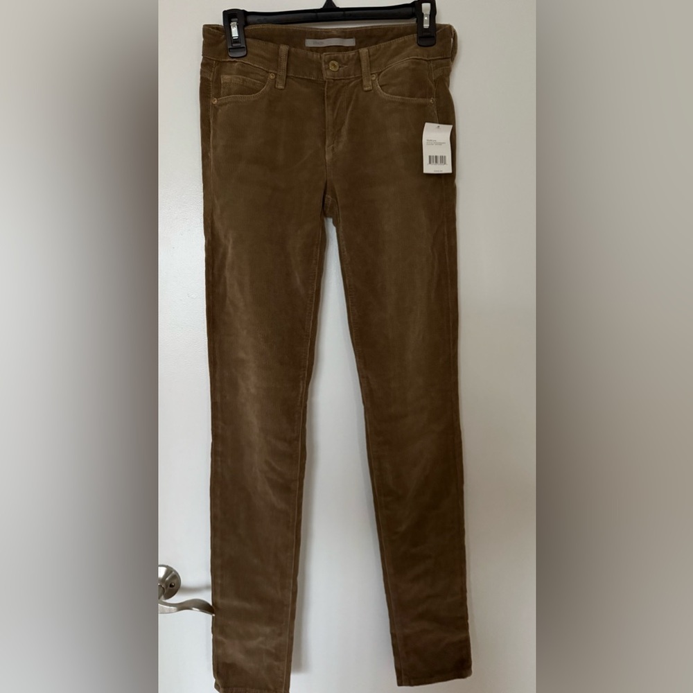 Vince skinny corduroy beige jeans